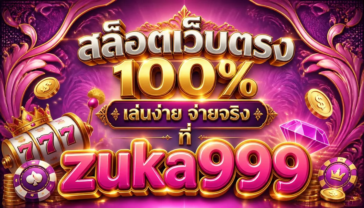 สล็อตเว็บตรง 100% เล่นง่าย จ่ายจริง ที่ zuka999